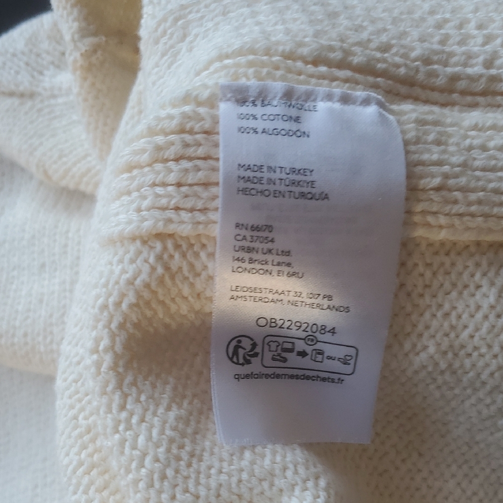 NWOT WE THE FREE TORRES ROLL NECK SWEATER IN SUGAR SWIZZIE - Picture 7 of 11